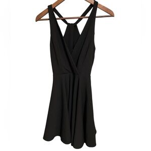 Lulu's Chic Black Backless Dress